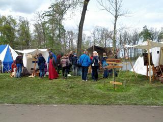 Zoals altijd is er weer bezoek in het kamp